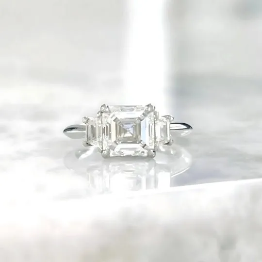 1 Carat Asscher Cut Diamond - G VVS2 - 1.02ct - 216813