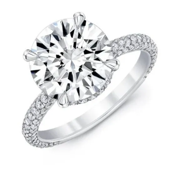 1 Carat Round Cut Diamond - G I1 - 1.10ct - 85925