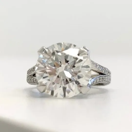 1 Carat Round Cut Diamond - I SI2 - 0.96ct - 214676