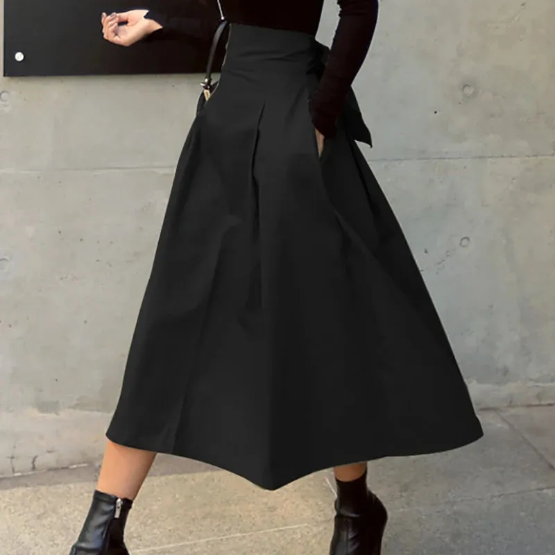 2025 Women's Korean Fashion High Waist Skirt