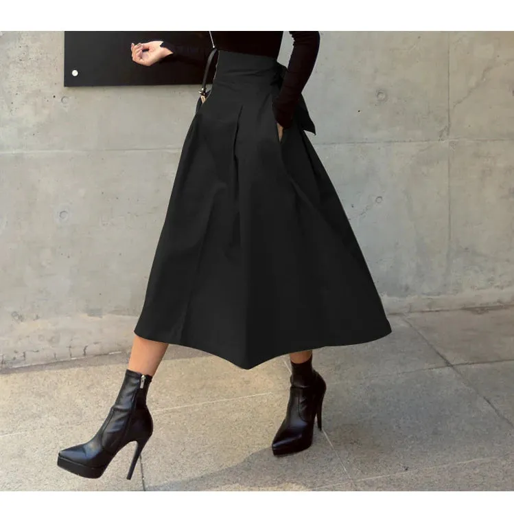 2025 Women's Korean Fashion High Waist Skirt