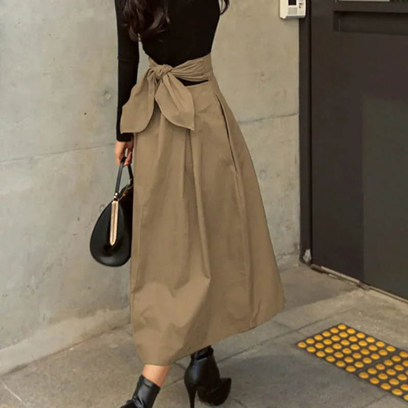 2025 Women's Korean Fashion High Waist Skirt