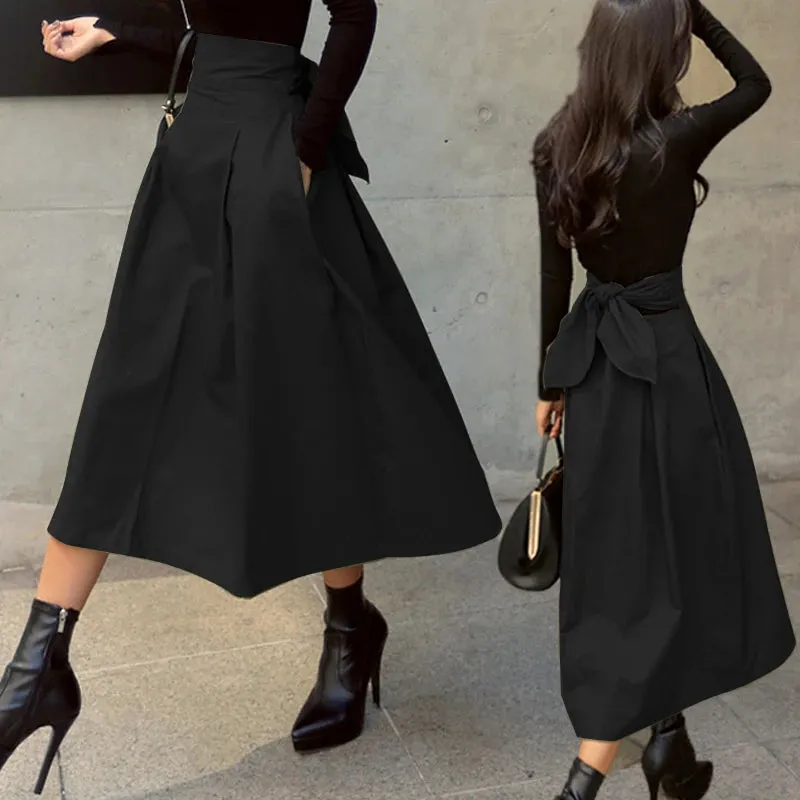 2025 Women's Korean Fashion High Waist Skirt