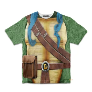 3D Leonardo TMNT Leo Custom Cosplay Costume Kid Tshirt QT208189Hg