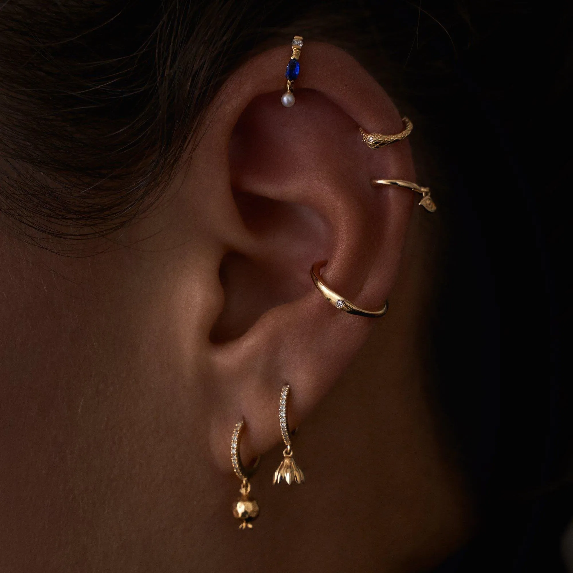 6mm Serpent Clicker, Gold
