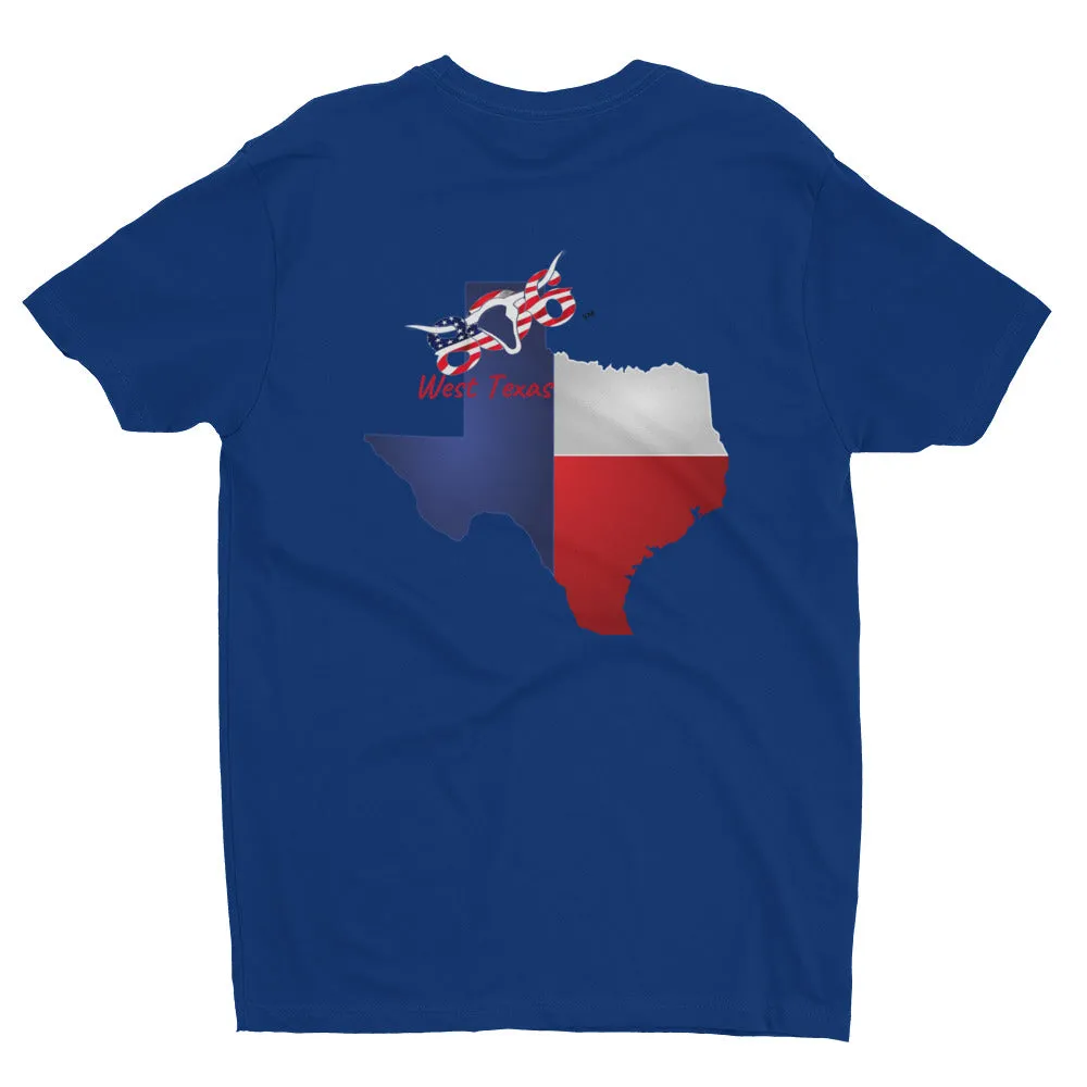 806 "West" Texas Short Sleeve T-shirt printed when ordered (12 to 14 days to arrive)