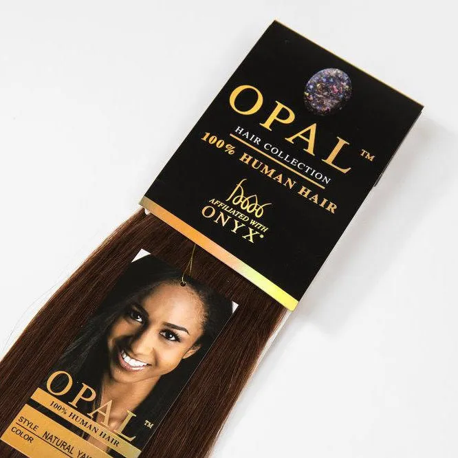 8" Opal 100% Human Hair Natural Yaki