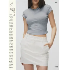 90s Summer Cotton Skirt