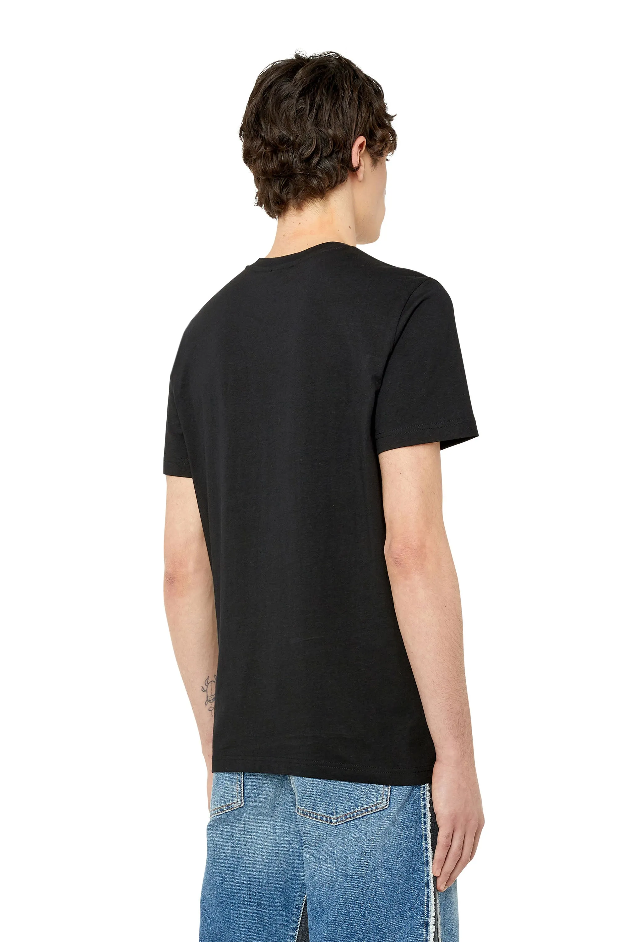 A08689-0GRAI-9XX MEN T-DIEGOR-K59 BLACK DIESEL T-SHIRTS