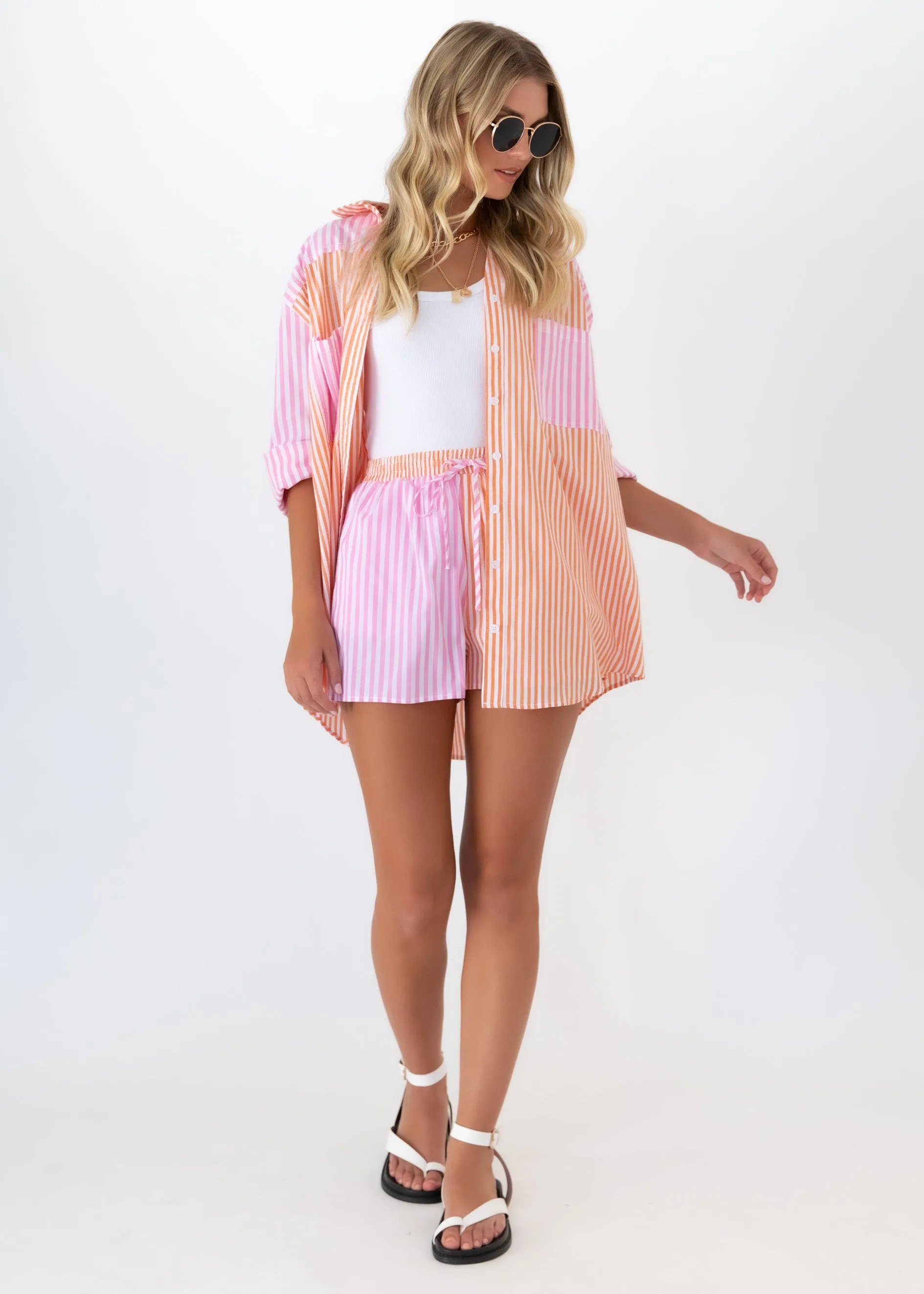 Adalia Shorts - Candy Stripe