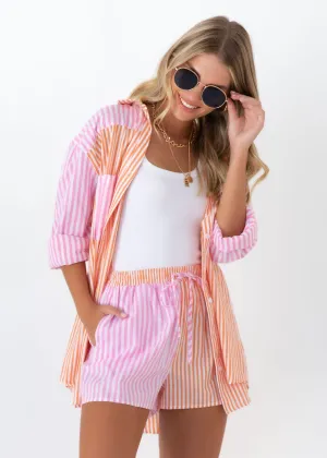 Adalia Shorts - Candy Stripe