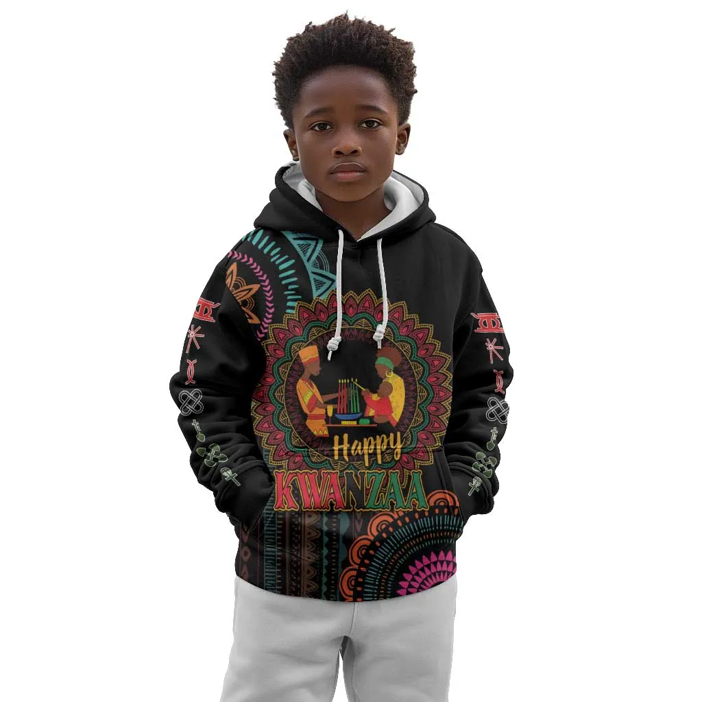 Africa Happy Kwanzaa Kid Hoodie Nguzo Saba LT7