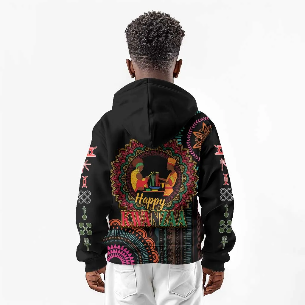 Africa Happy Kwanzaa Kid Hoodie Nguzo Saba LT7