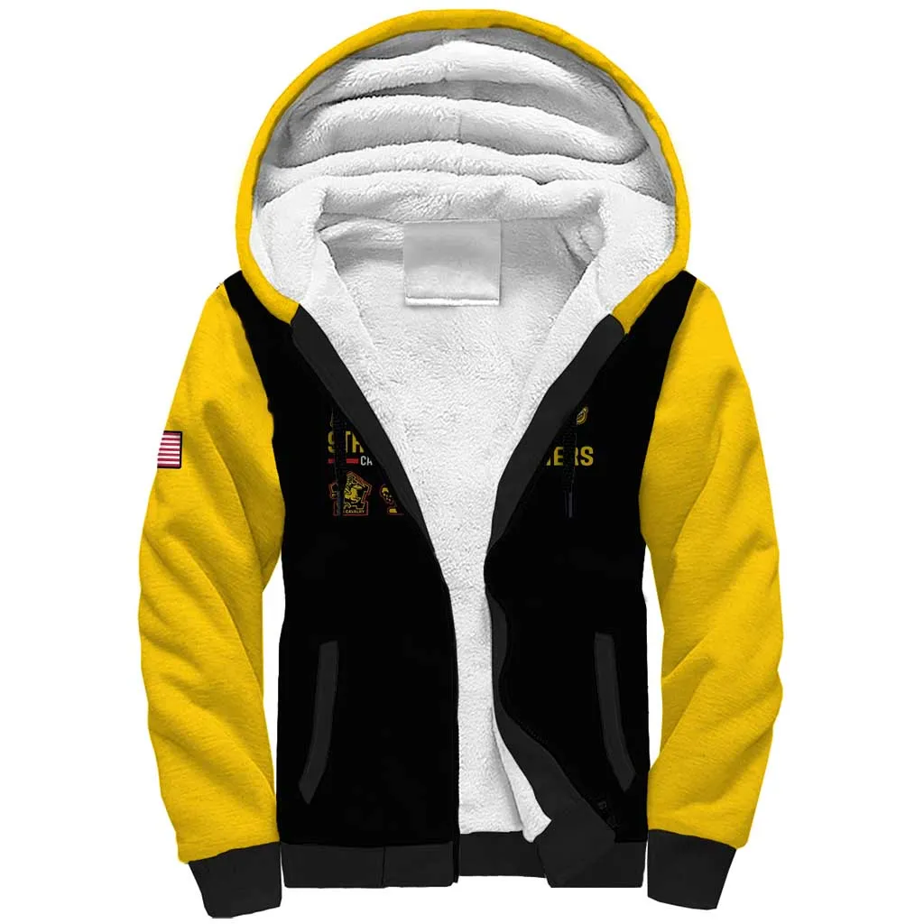 Afro-Americans Buffalo Soldiers Sherpa Hoodie 9th and 10th Cavalry Regiment LT15
