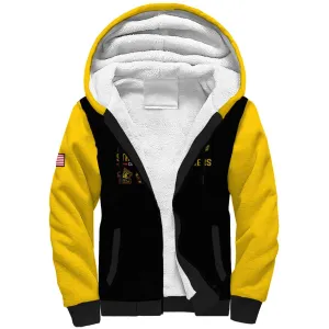 Afro-Americans Buffalo Soldiers Sherpa Hoodie 9th and 10th Cavalry Regiment LT15