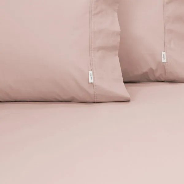 ALGODON "300TC Cotton" FITTED SHEET Combo Set - PINK
