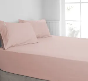 ALGODON "300TC Cotton" FITTED SHEET Combo Set - PINK