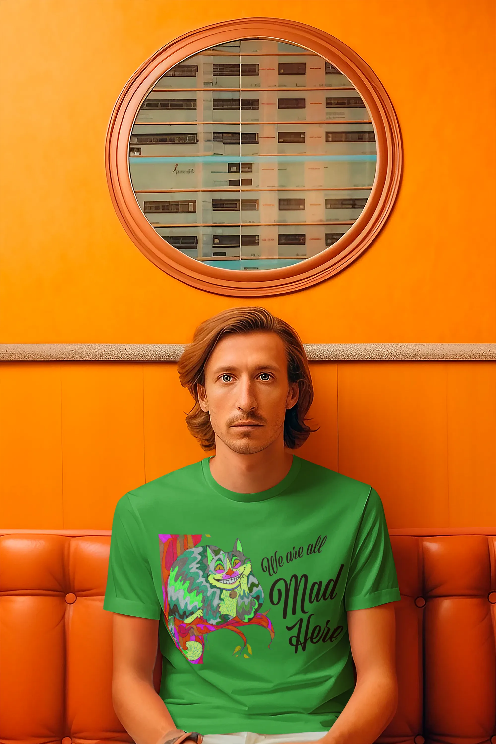 Alice in Wonderland Unisex Jersey Short Sleeve Tee - Designed by Sadie Rothenberg (Kelly Green or White)
