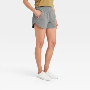 All In Motion Women's Mid-Rise French Terry Shorts 4"