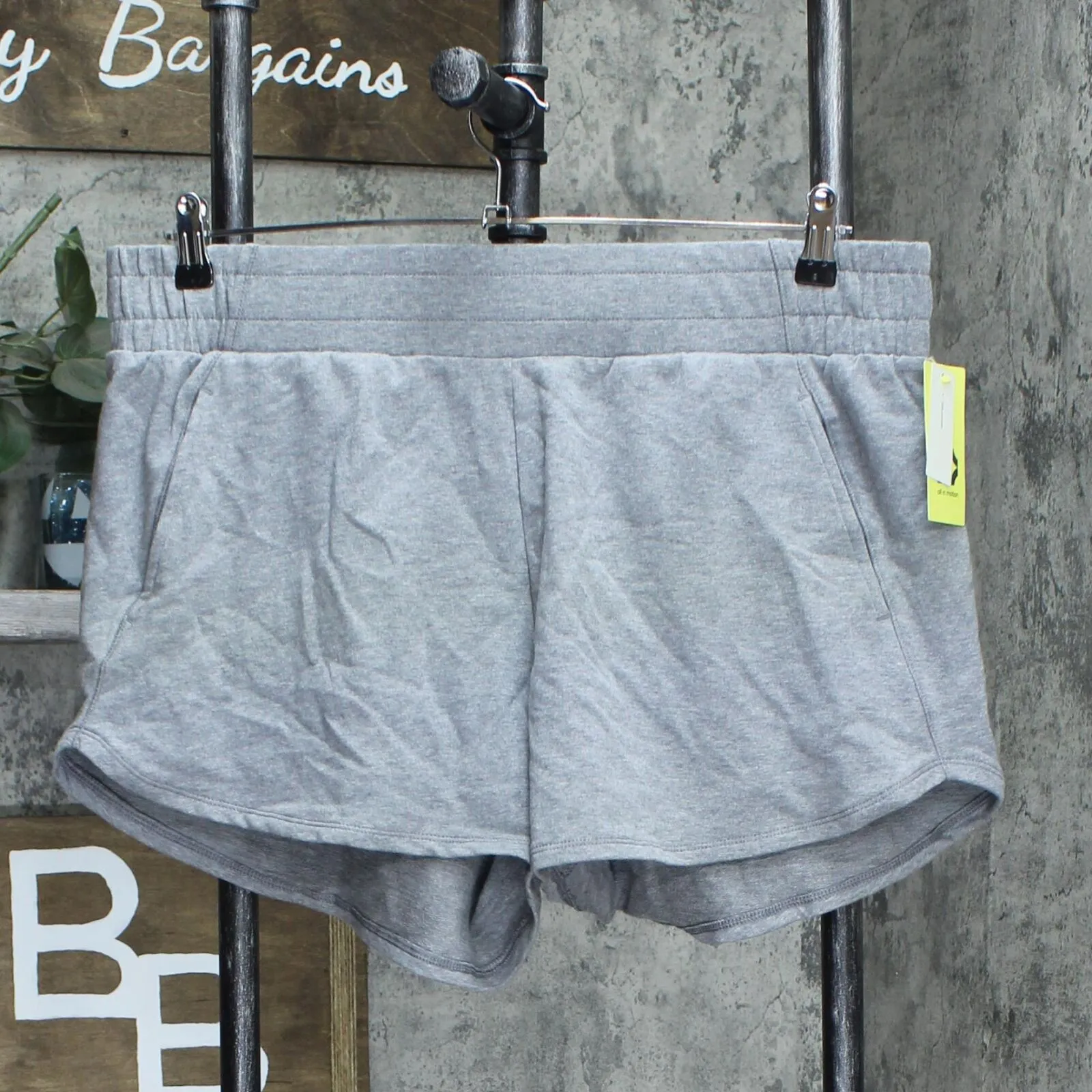 All In Motion Women's Mid-Rise French Terry Shorts 4"