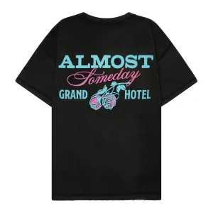 Almost Someday Grand Hotel Tee (Black)