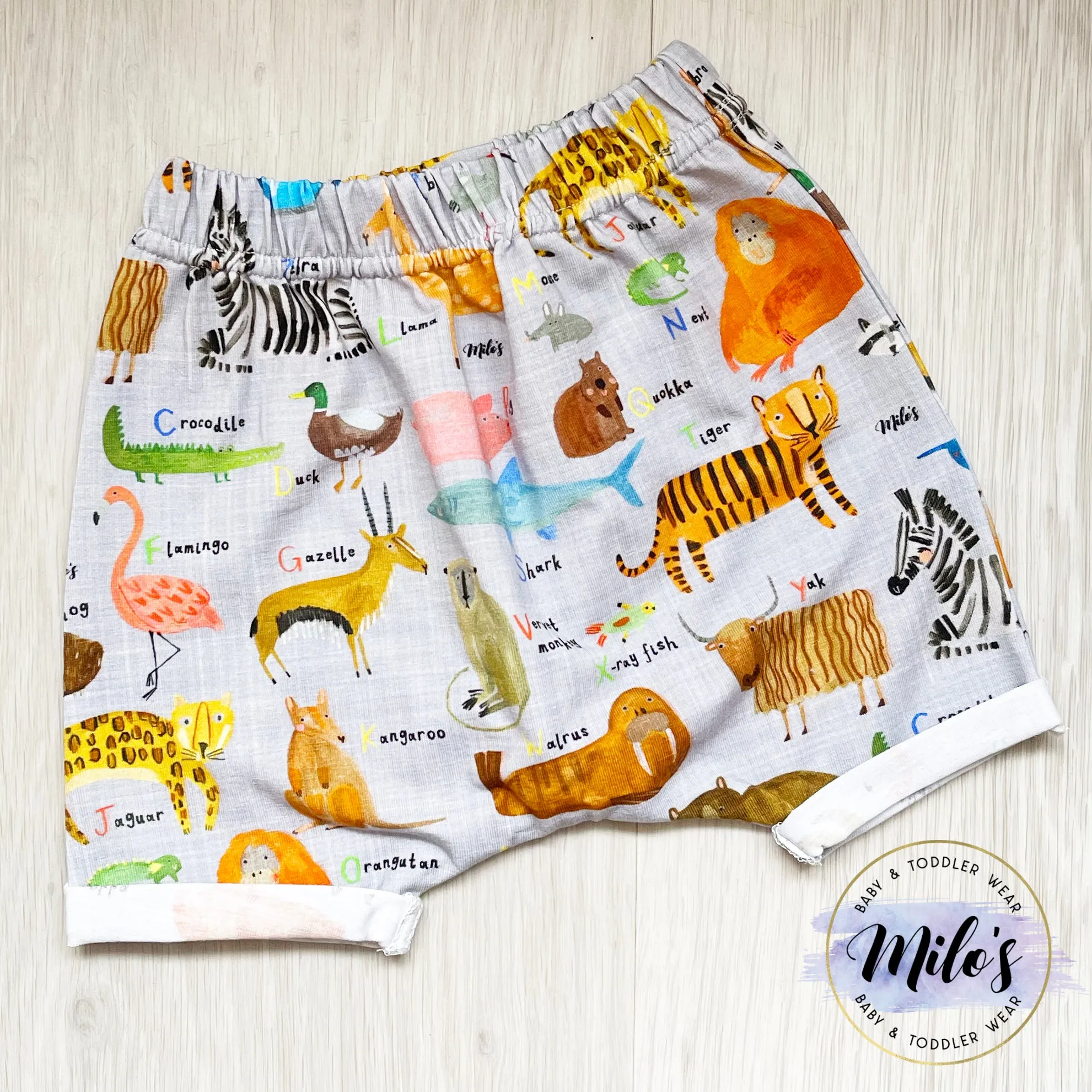 AlphaZoo Harem Shorts - Grey