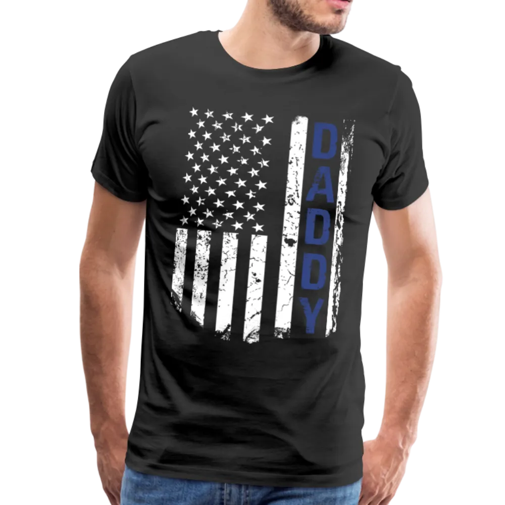 American Daddy Flag Men's Premium T-Shirt (CK1087)