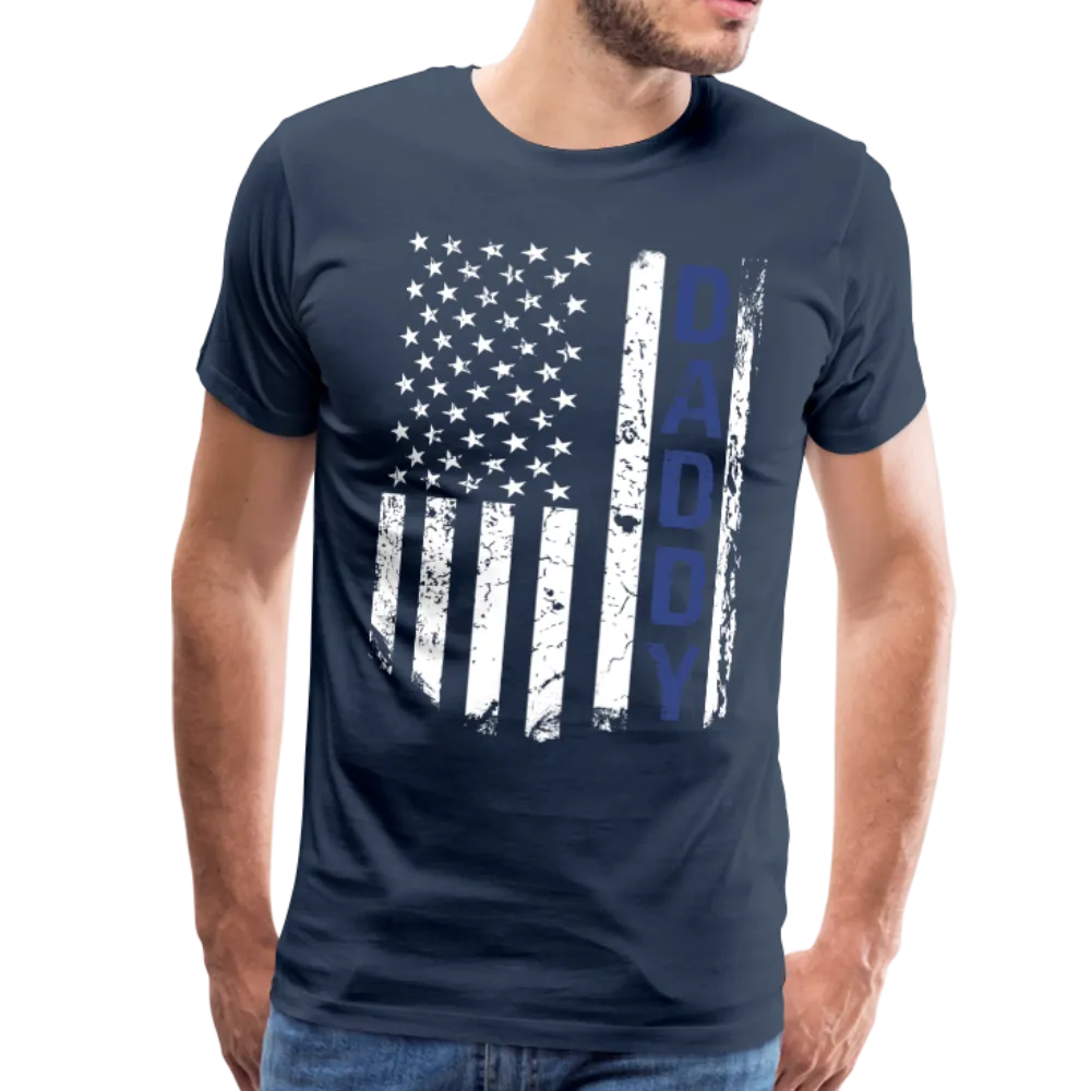 American Daddy Flag Men's Premium T-Shirt (CK1087)
