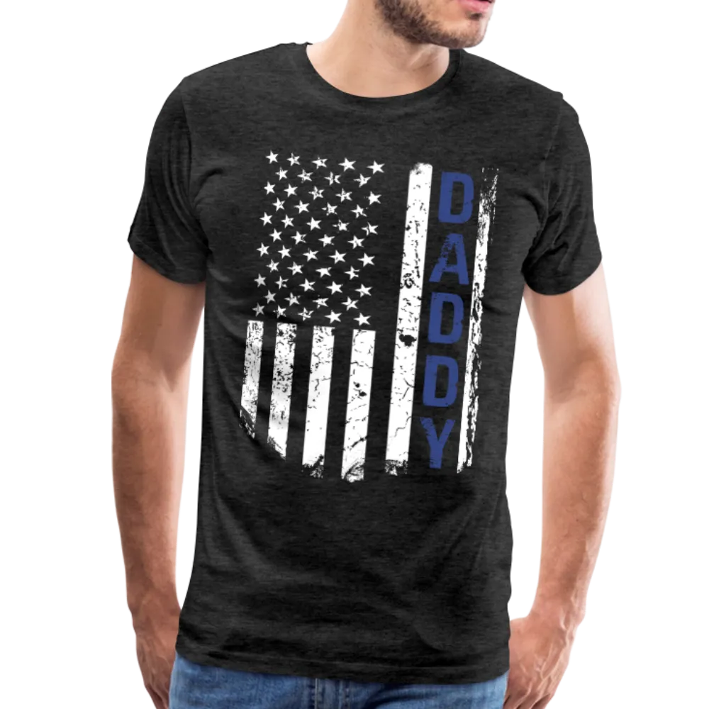 American Daddy Flag Men's Premium T-Shirt (CK1087)