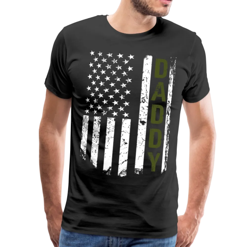 American Daddy Military Green Men's Premium T-Shirt