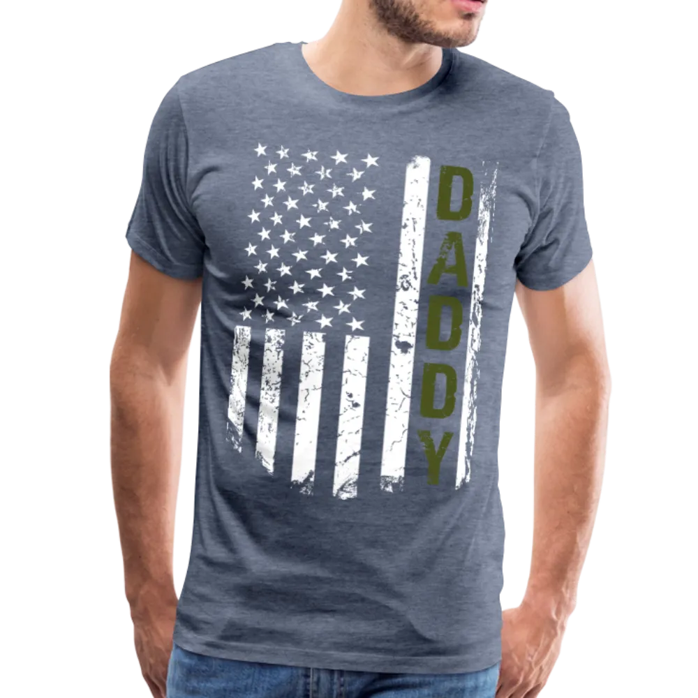 American Daddy Military Green Men's Premium T-Shirt