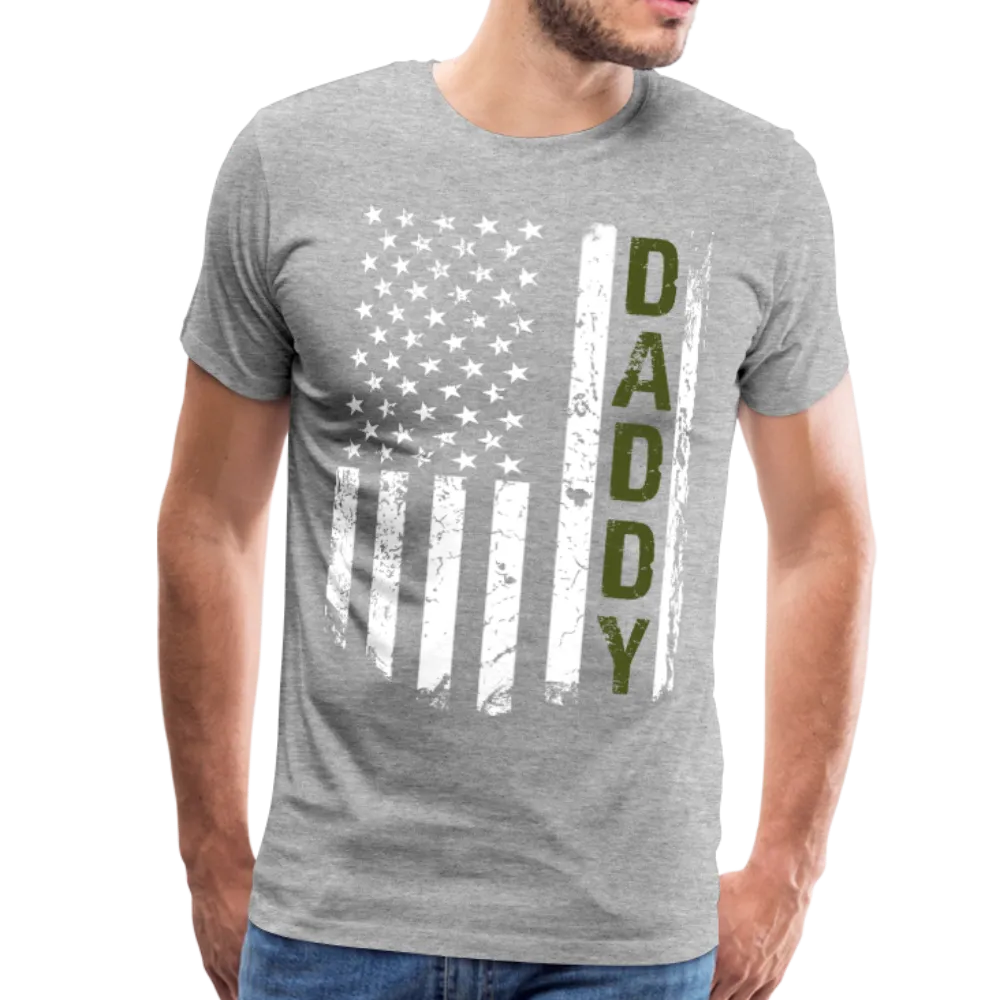 American Daddy Military Green Men's Premium T-Shirt