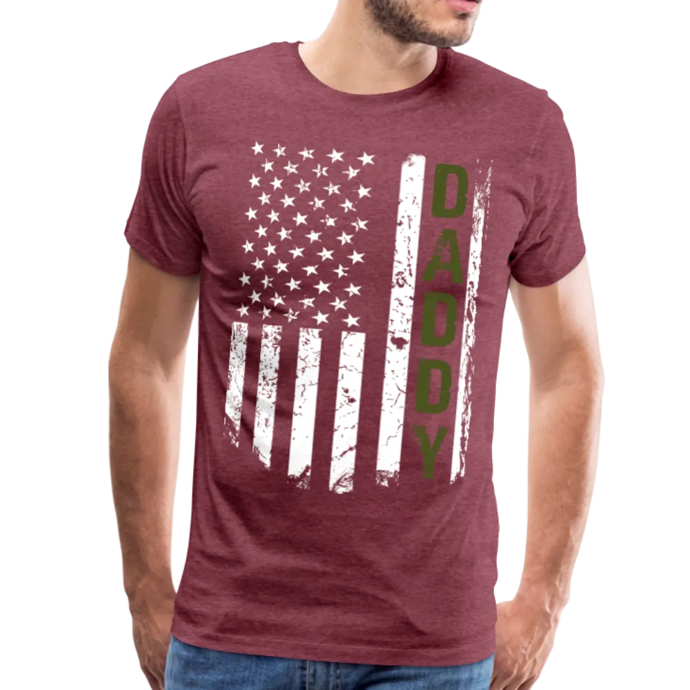 American Daddy Military Green Men's Premium T-Shirt
