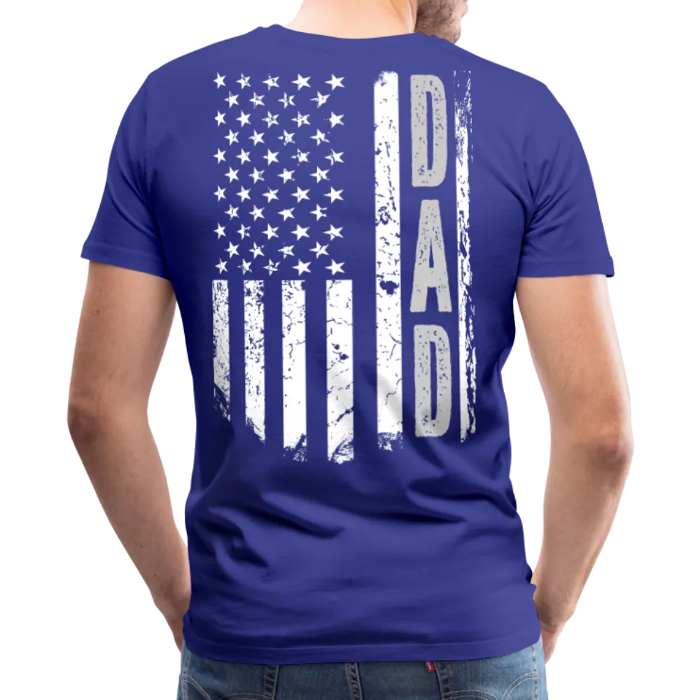 American Flag Dad Men's Premium T-Shirt (CK1903)