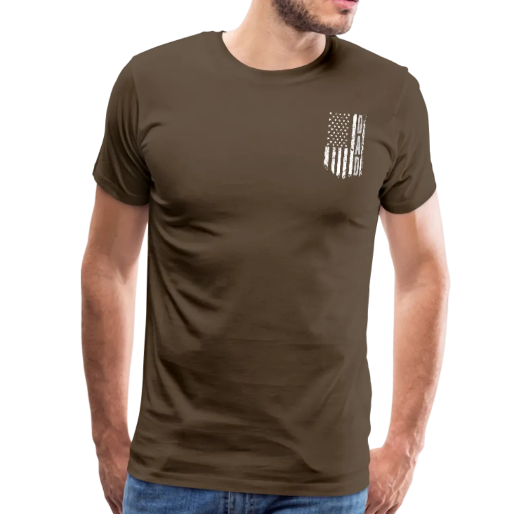 American Flag Dad Men's Premium T-Shirt (CK1903)