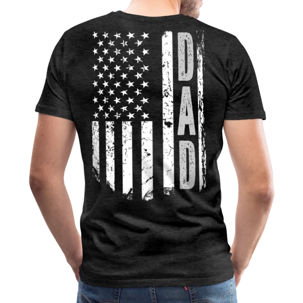 American Flag Dad Men's Premium T-Shirt (CK1903)