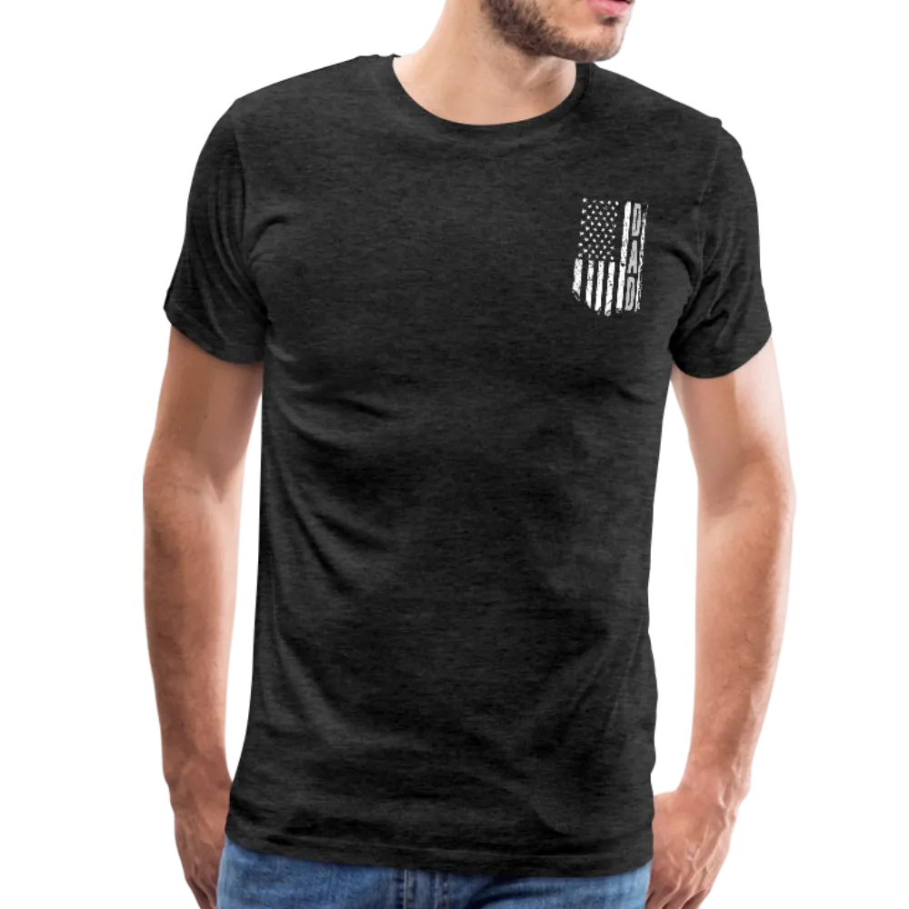 American Flag Dad Men's Premium T-Shirt (CK1903)