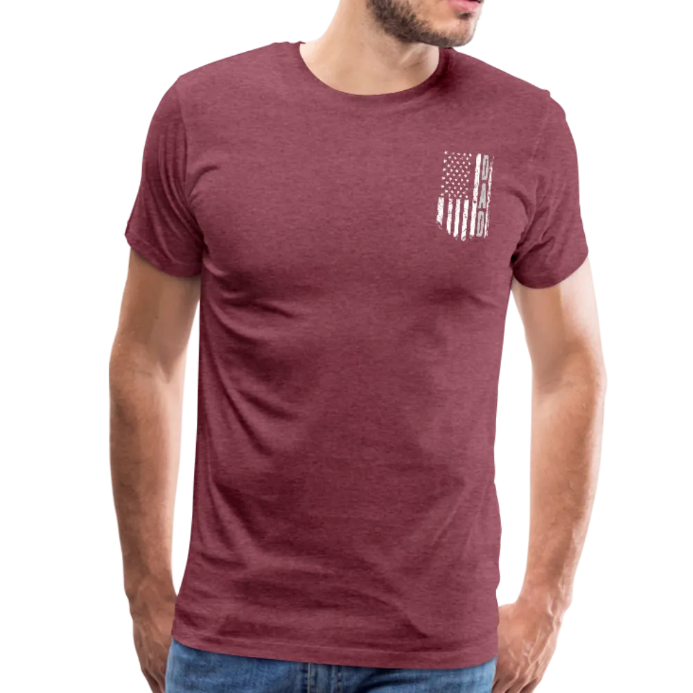 American Flag Dad Men's Premium T-Shirt (CK1903)