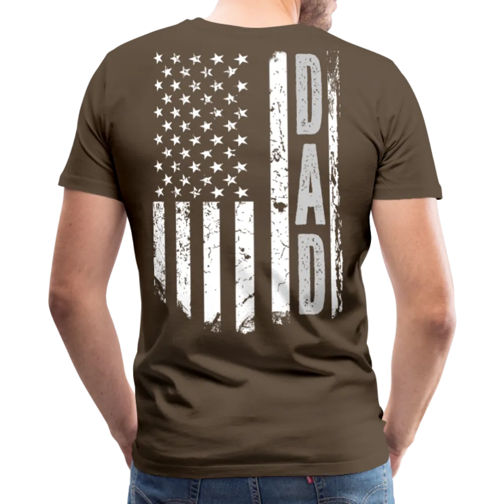 American Flag Dad Men's Premium T-Shirt (CK1903)