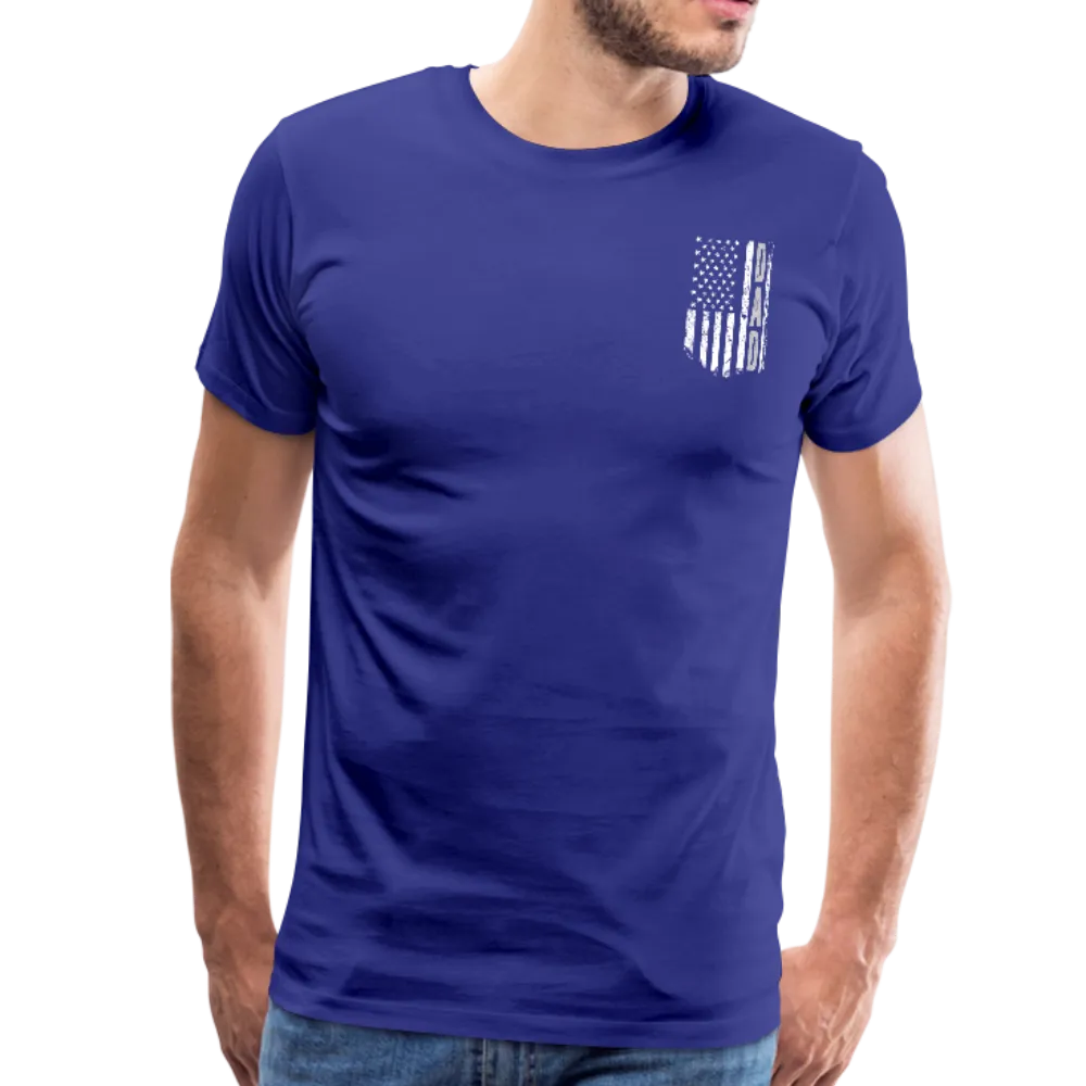 American Flag Dad Men's Premium T-Shirt (CK1903)