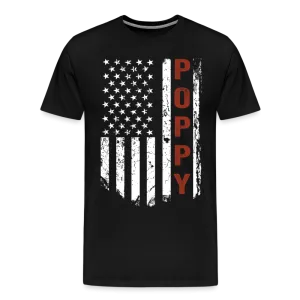 American Poppy Men's Premium T-Shirt (CK1866)