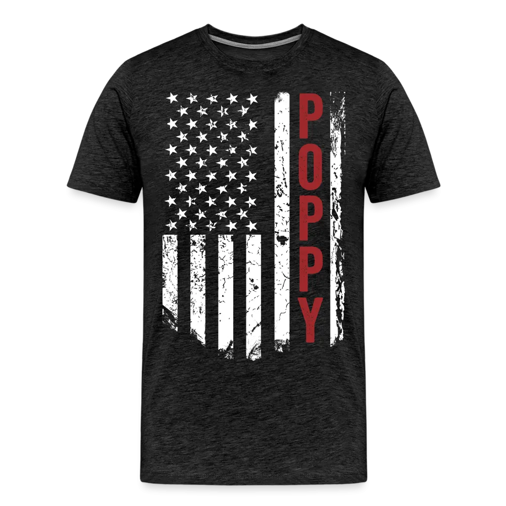 American Poppy Men's Premium T-Shirt (CK1866)