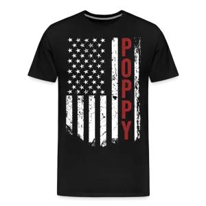 American Poppy Men's Premium T-Shirt (CK1866)