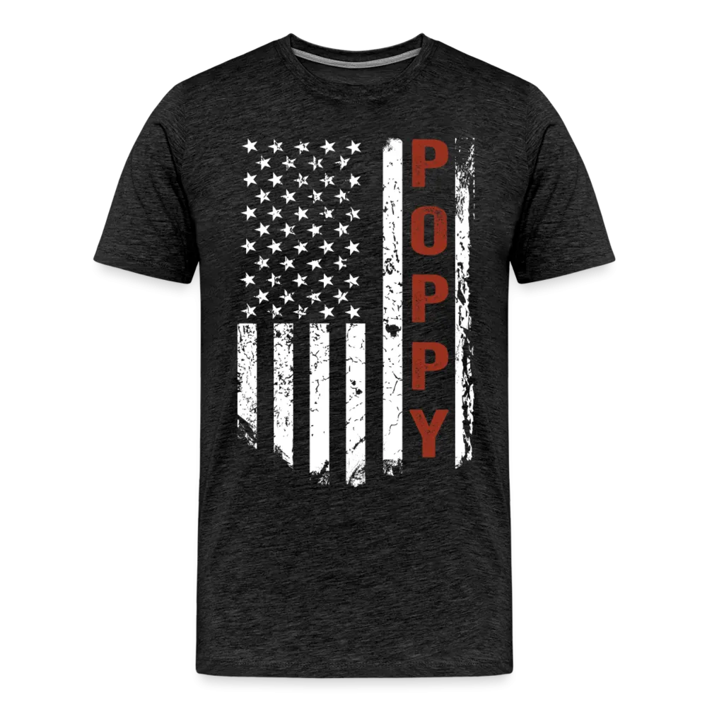 American Poppy Men's Premium T-Shirt (CK1866)
