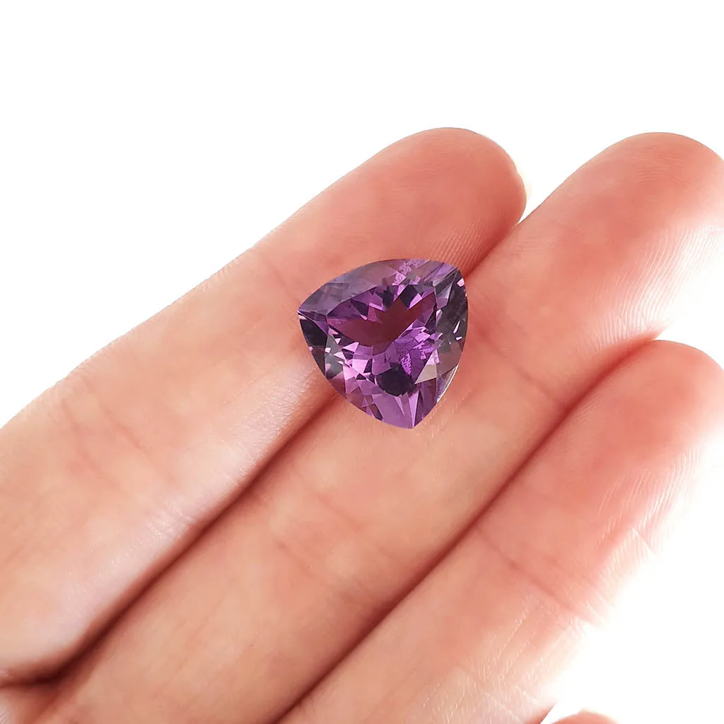 Amethyst - Purple Trilliant Cut - 8.79ct