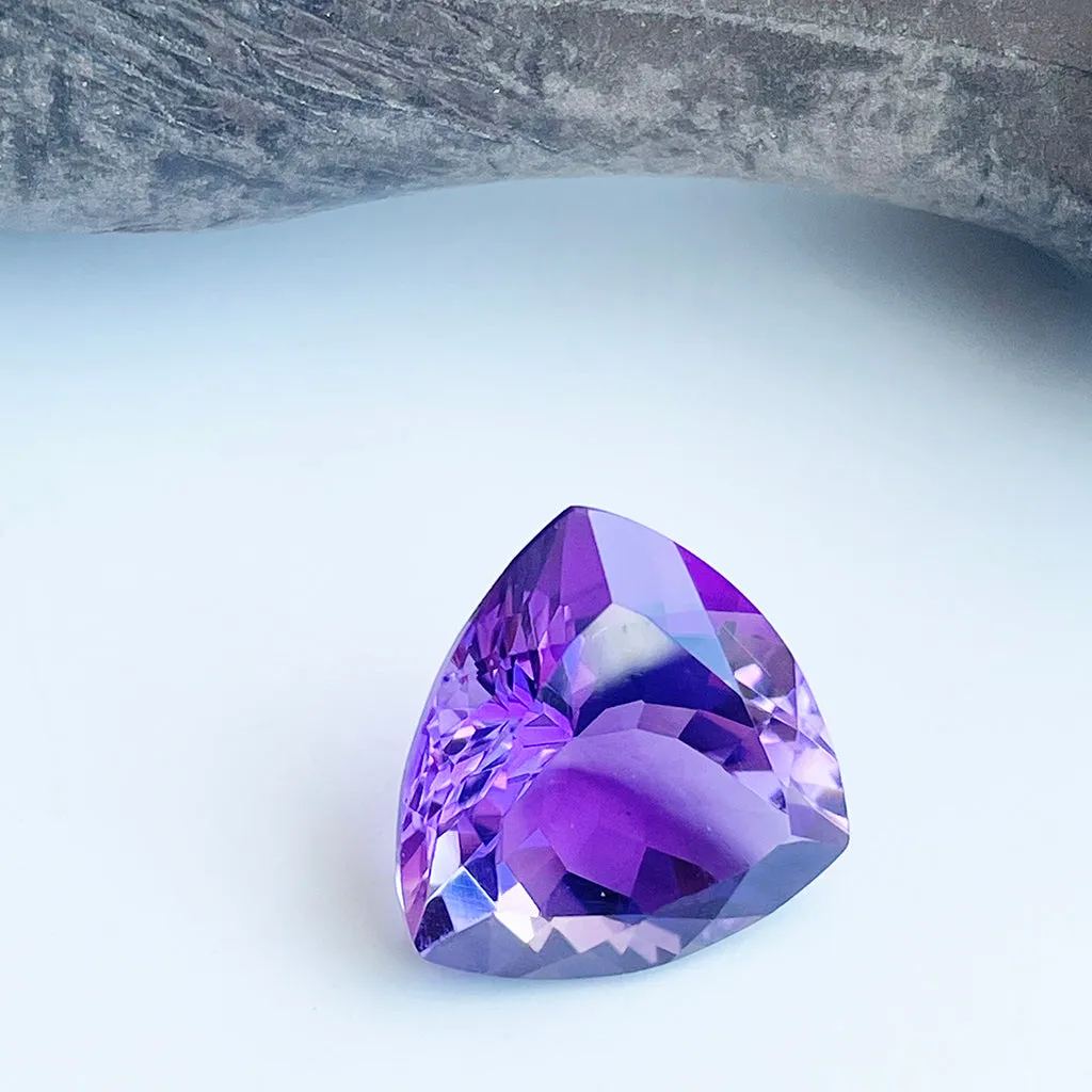 Amethyst - Purple Trilliant Cut - 8.79ct