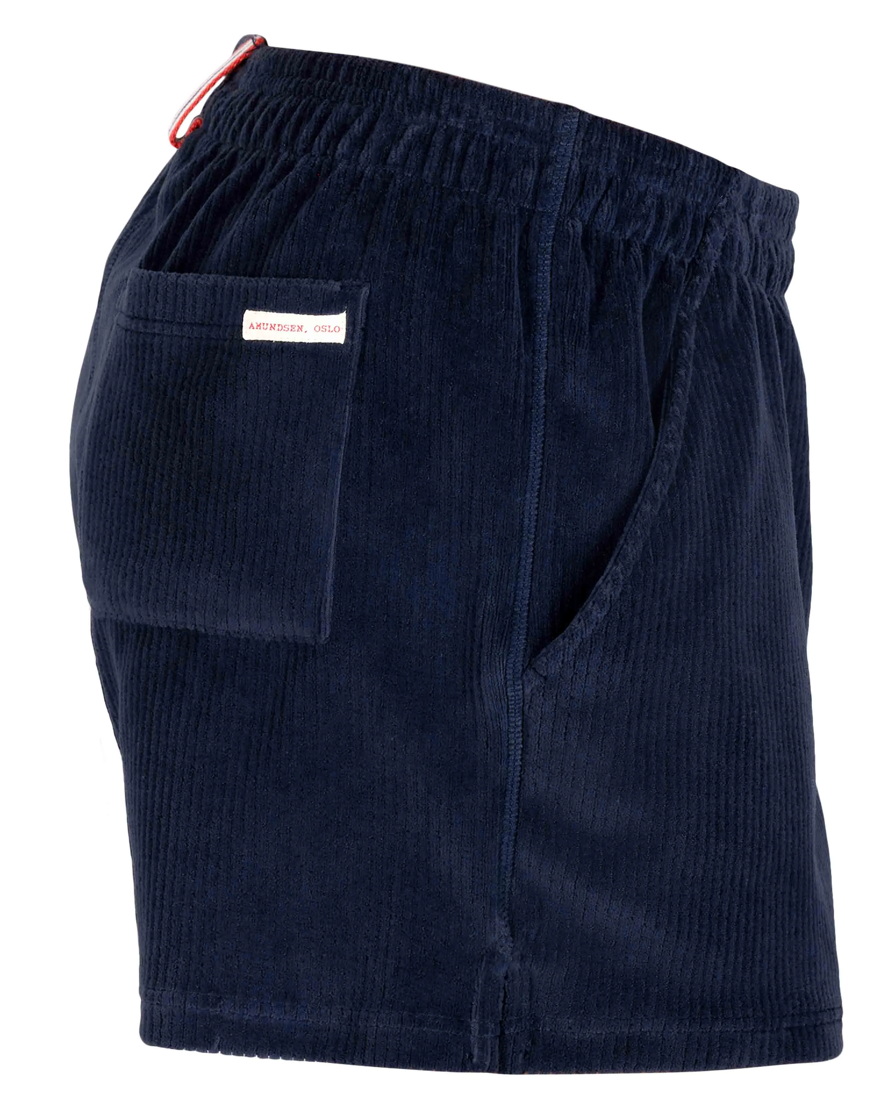 Amundsen Sports 4Incher Comfy Cord Shorts Womens Faded Navy