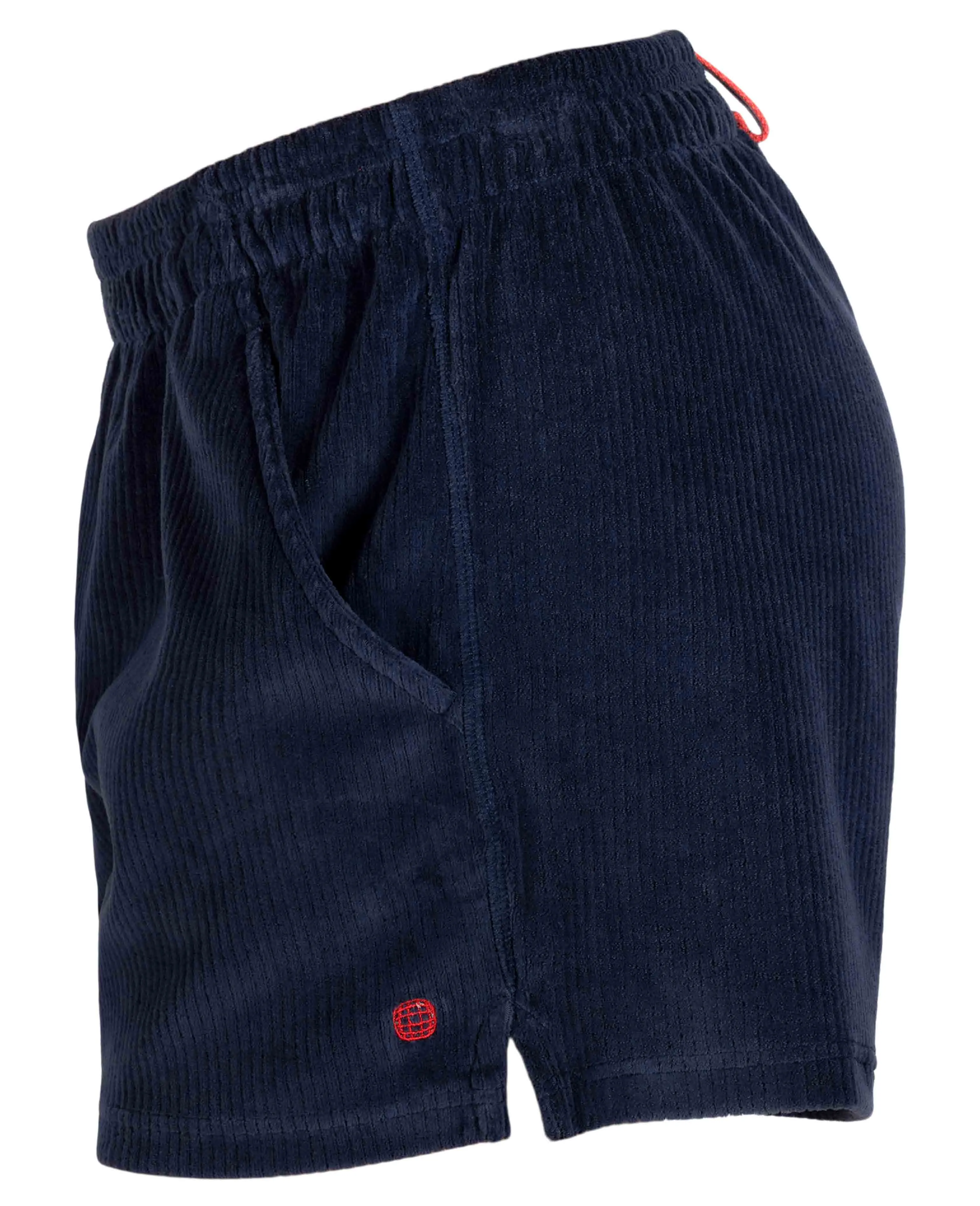 Amundsen Sports 4Incher Comfy Cord Shorts Womens Faded Navy