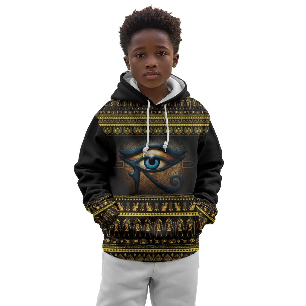 Ancient Egypt Eye Of Ra Kid Hoodie Sun To The Egyptians LT14