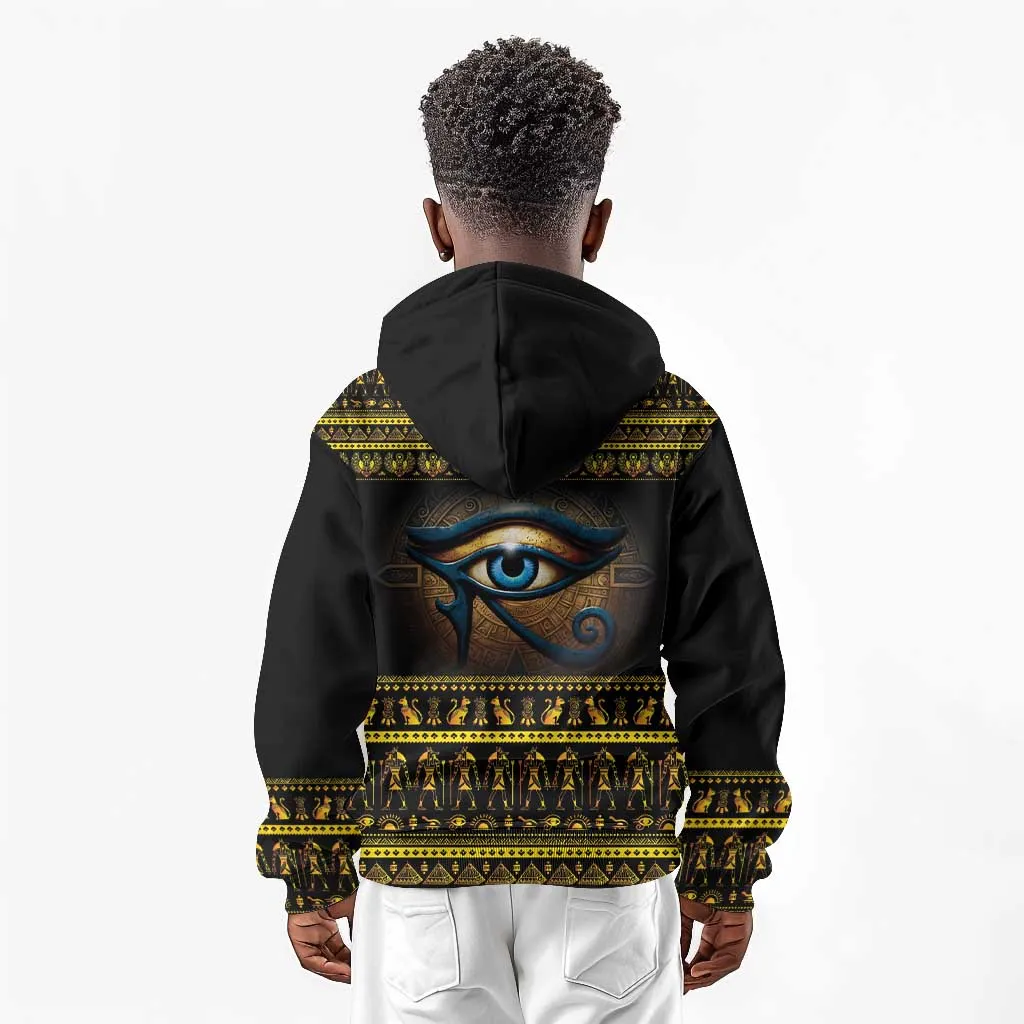 Ancient Egypt Eye Of Ra Kid Hoodie Sun To The Egyptians LT14